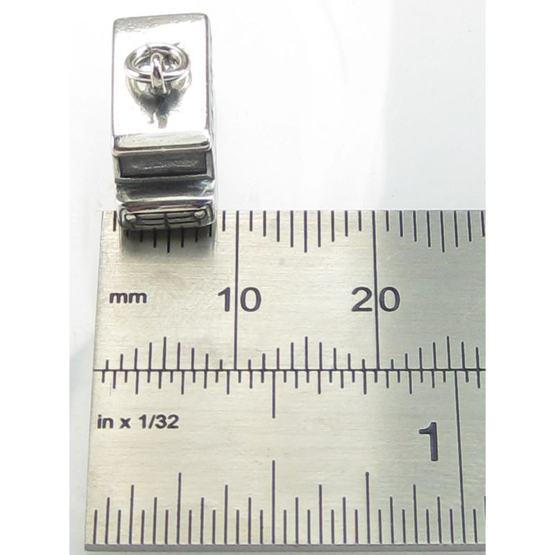 Sterling Silver School Bus Charm, Fun Educational Accessory